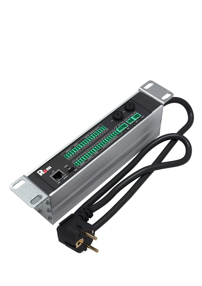 Контроллер удалённого управления и мониторинга Rem-MC4, алюм., шнур 1,8 м.